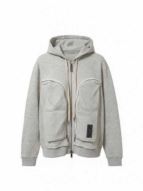 HIDDEN / ZIP UP HOODIE