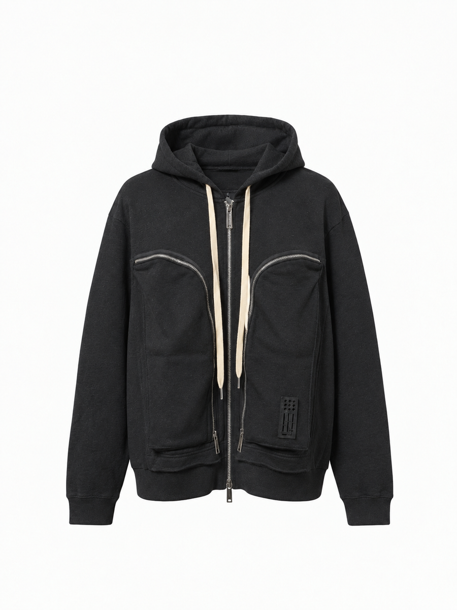 HIDDEN / ZIP UP HOODIE