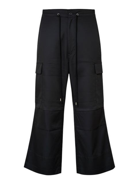 SATIN CARGO PANTS