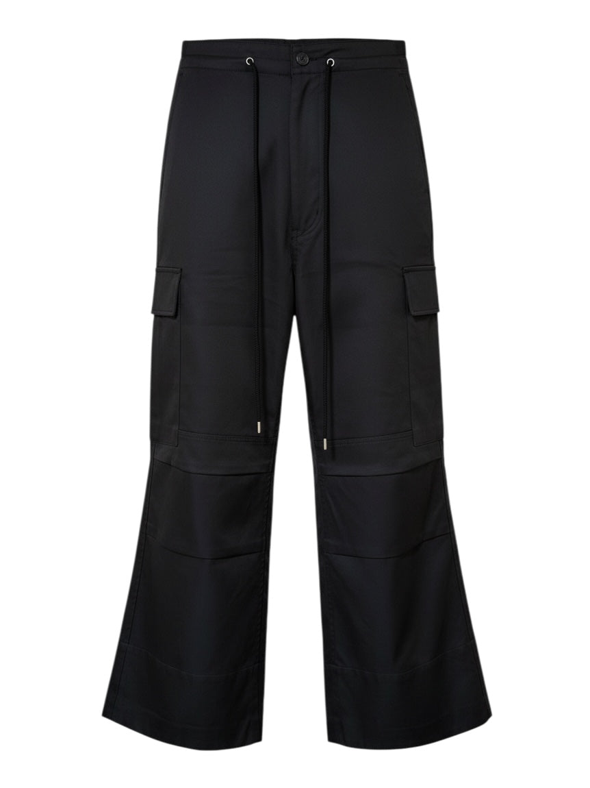 SATIN CARGO PANTS