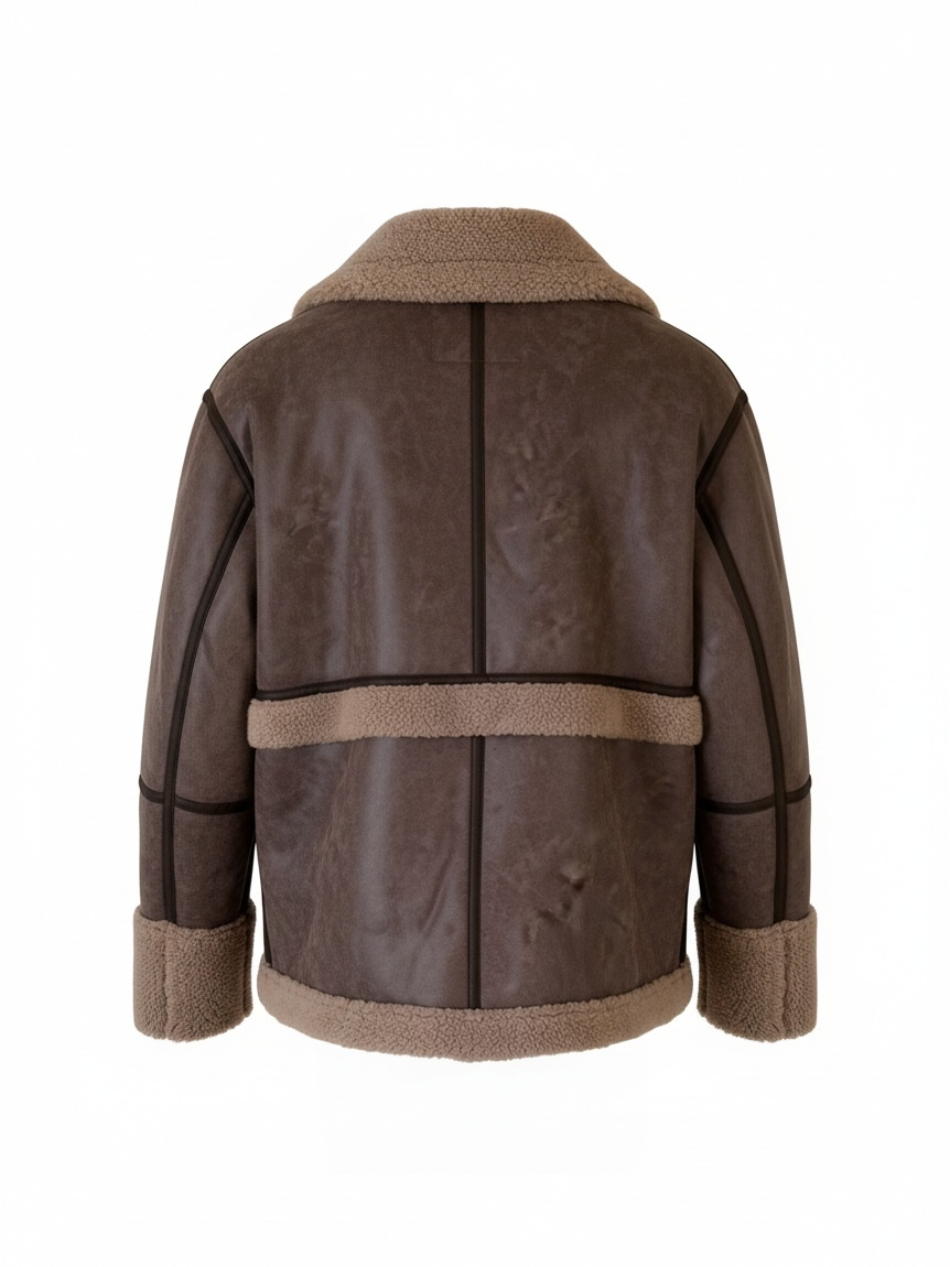 FAUX MOUTON COAT