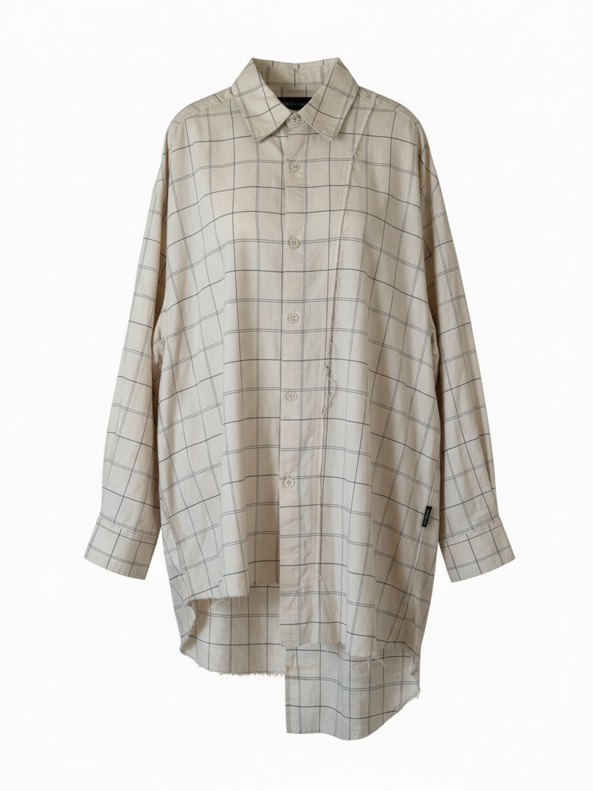 SWITCHING CHECKED SHIRT