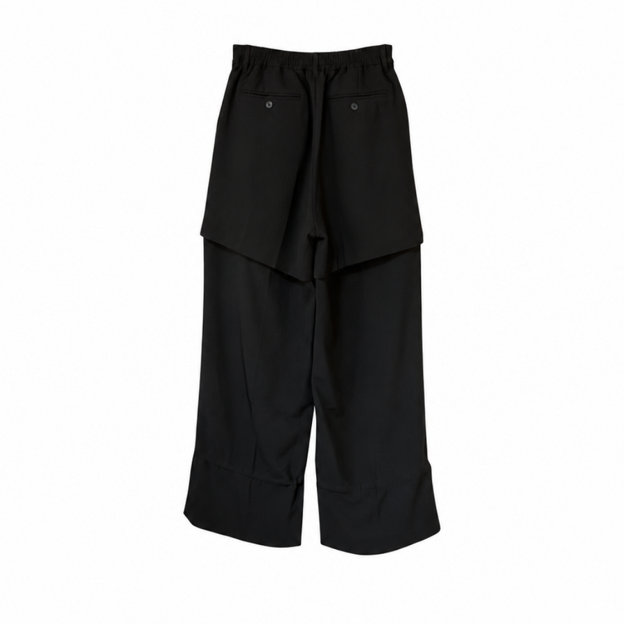 LAYERED WIDE PANTS