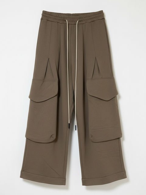 TUCK CARGO WIDE PANTS
