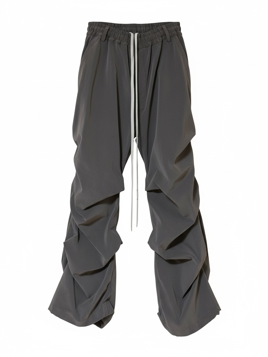 TUCK WIDE PANTS