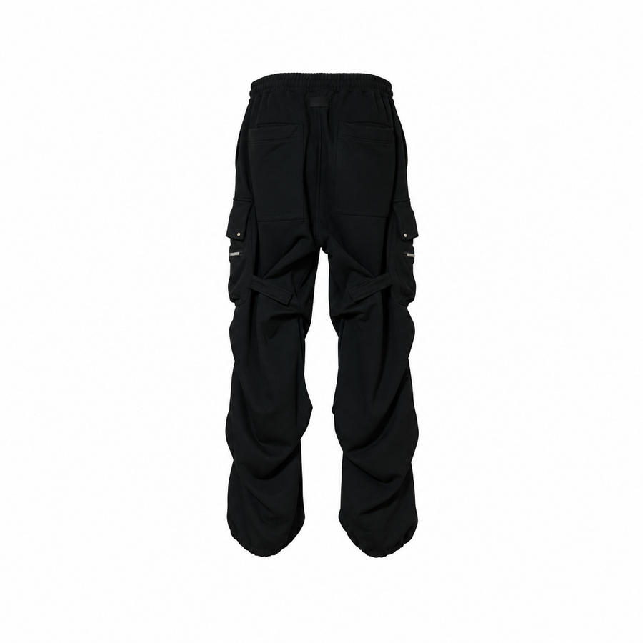 CARGO TUCK WIDE PANTS
