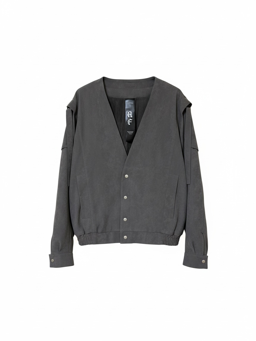NO COLLAR BLOUSON