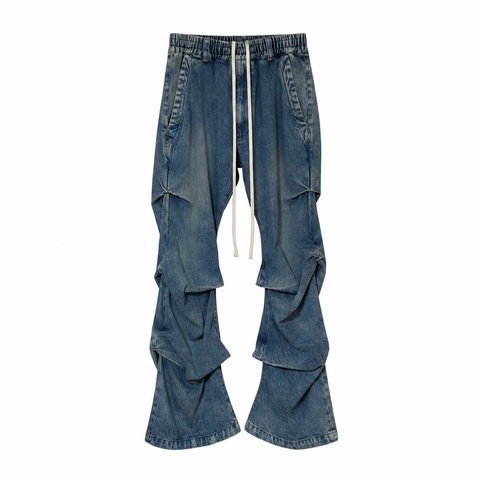 TUCK BAGGY PANTS