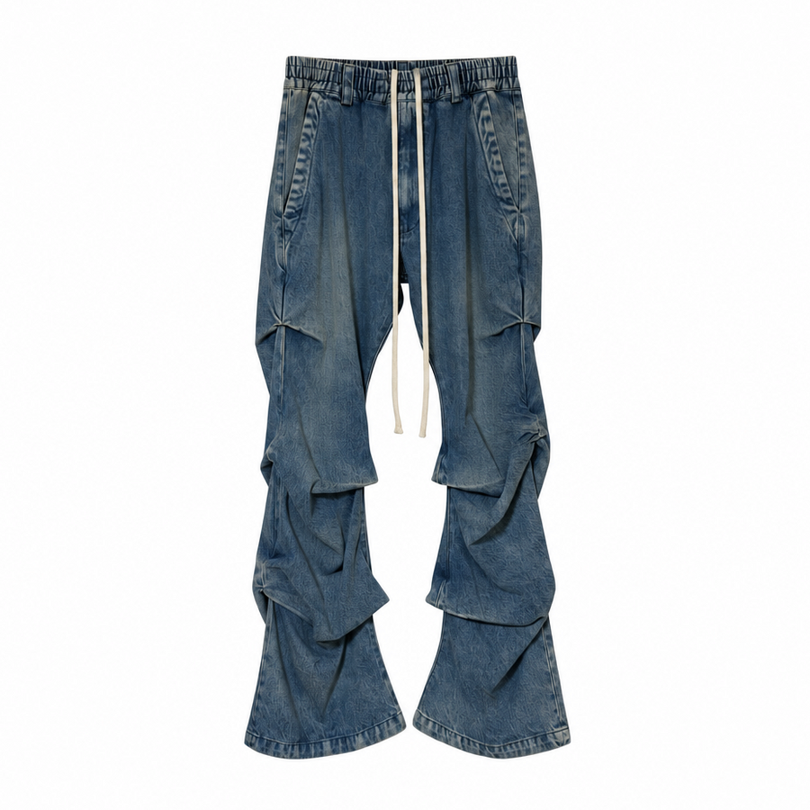 TUCK BAGGY PANTS